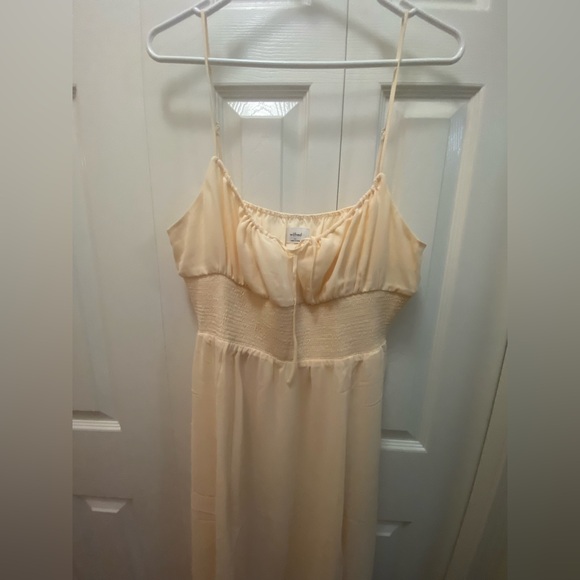 New Aritzia Wilfred Genoa Chiffon Smoke Slit Dress - Picture 5 of 10